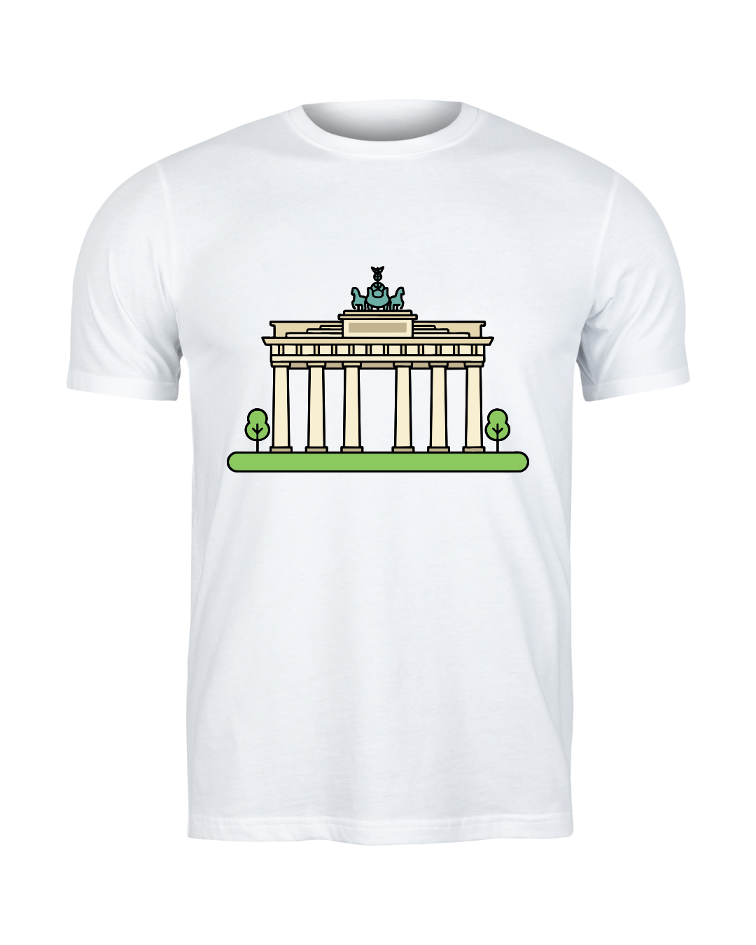 Camiseta Berlín Puerta de Brandeburgo