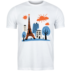 Camiseta Paris Ilustrada