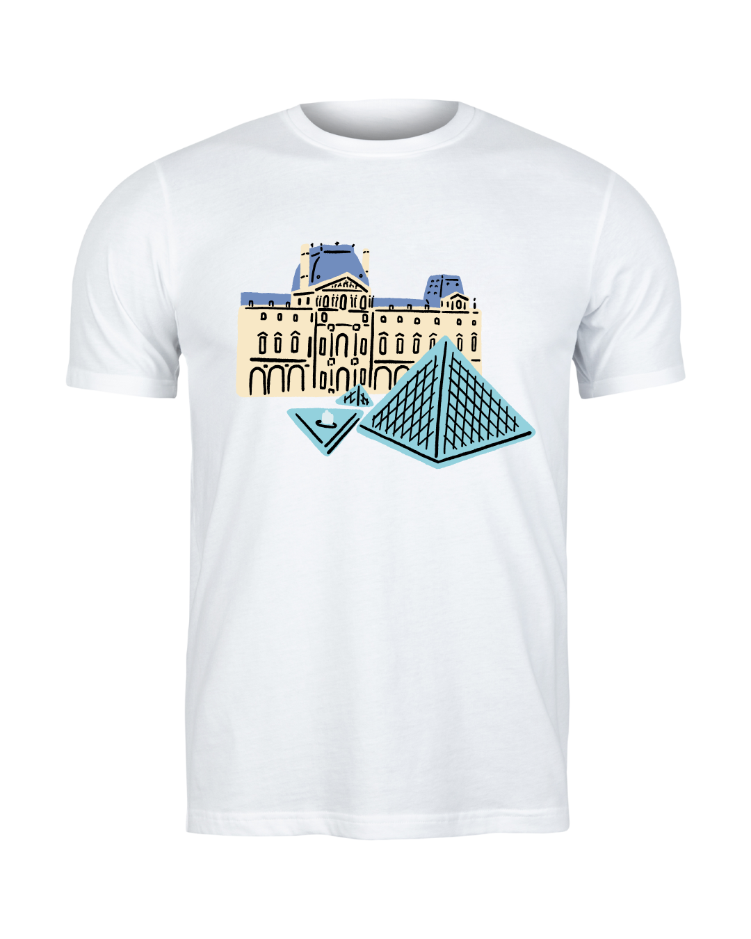 Camiseta Paris Museo del Louvre
