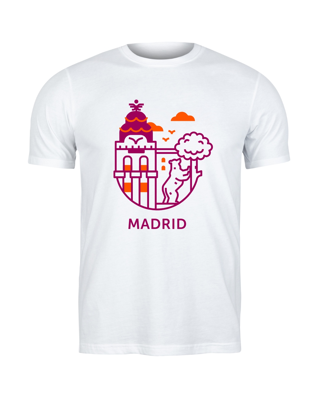 Camiseta Madrid Oso y Madroño
